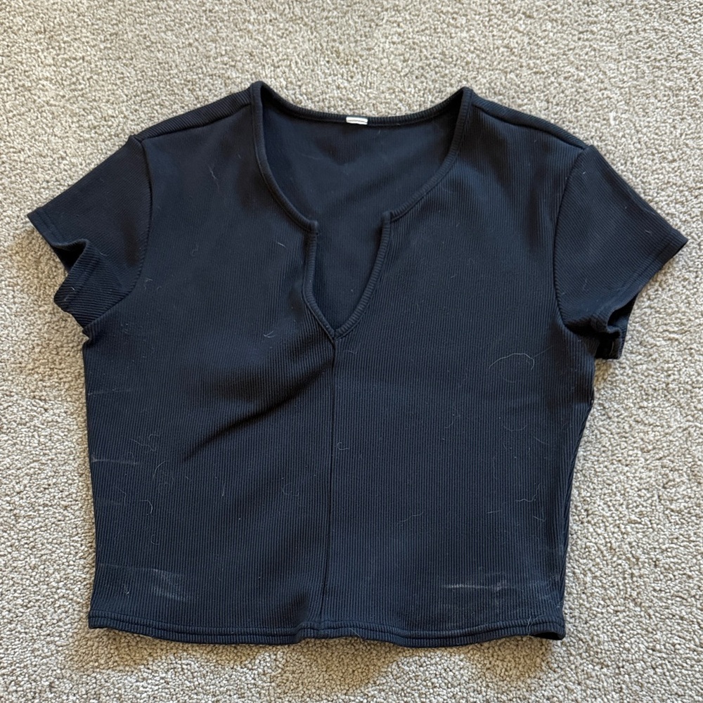 ALO Yoga Black Crop Top